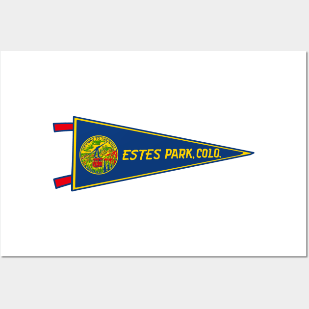 Estes Park Pennant Wall Art by zsonn